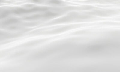 Obraz premium 3D render white snowy mountain. Snow drift