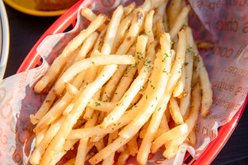 맛있고 신선한 감자튀김