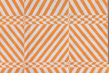 Detailed view of Ledenhof beautiful architecture of the building with patterns and stripes