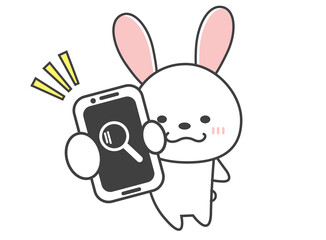 スマホ　検索　うさぎ