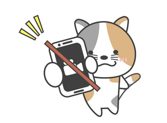 スマホ　録画禁止　ねこ