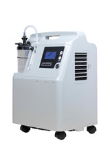 portable oxygen concentrator or oxygen generator, isolate, transparent background
