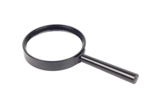 magnifier, isolate, transparent background