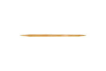 double-sided wooden toothpick isolated