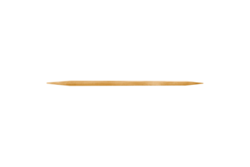 double-sided wooden toothpick isolated