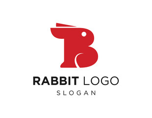 Logo about Rabbit on a white background. created using the CorelDraw application.