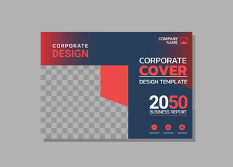 Modern business annual report horizontal