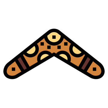 recommend clip art: boomerang filled outline icon style