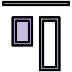 Align Tool Colored Line Icon