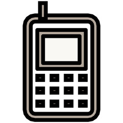 Mobile Colored Line Icon