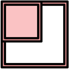Enlarge Colored Line Icon
