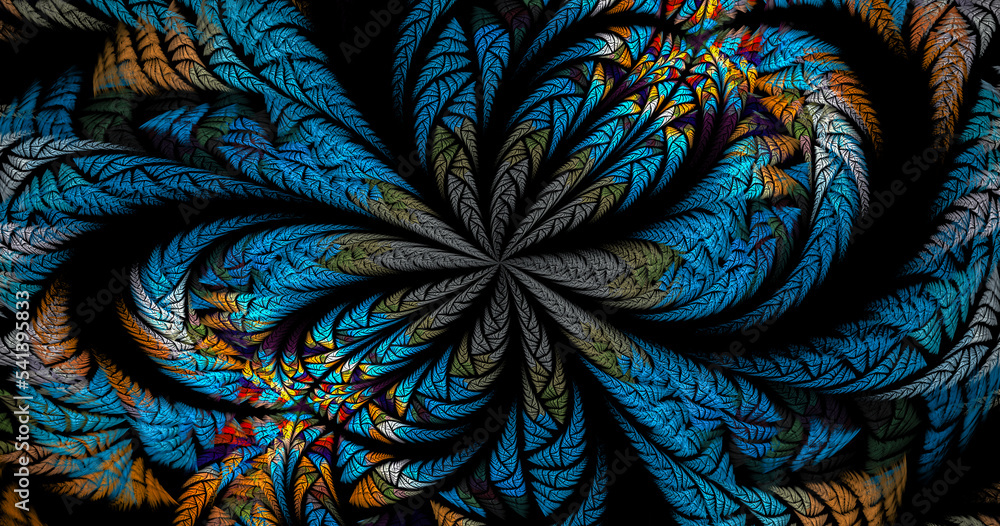 Poster computer generated image for elegant background or high tech design