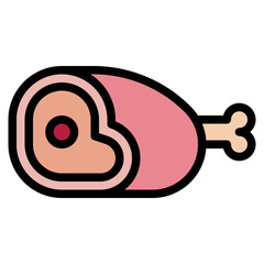 meat filled color line