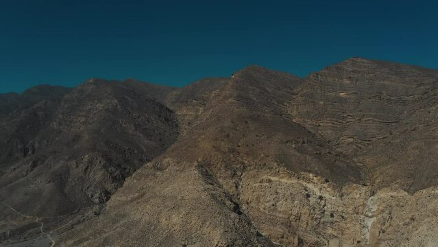 Aerial view of mountains in Quetta Pakistan