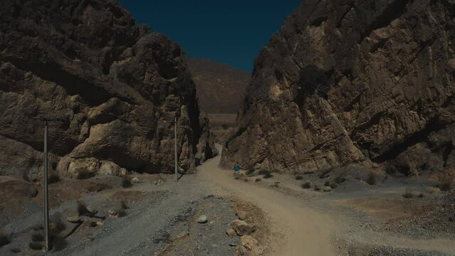 Aerial view of mountains in Quetta Pakistan