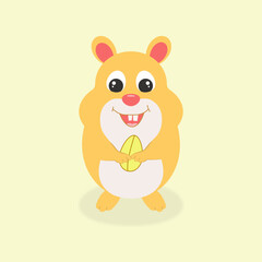 Cartoon hamster
