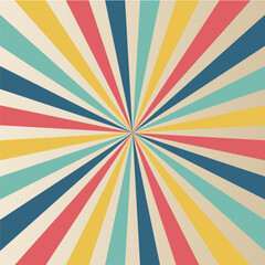 코믹 백그라운드(색동)-1. 방사형