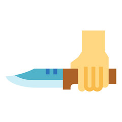 knife flat icon style