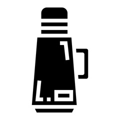 thermos glyph icon style