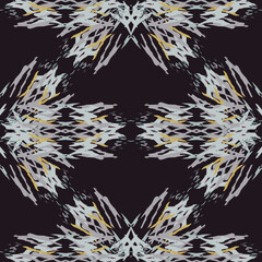 ethnic seamless pattern chevron dye tie batik