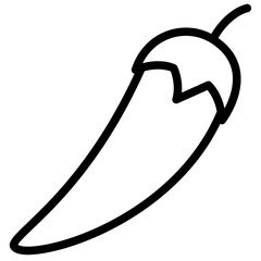 chili pepper icon logo