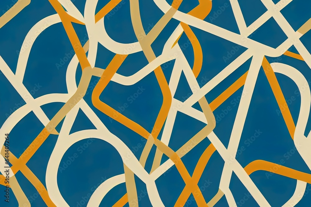 Aufkleber brutalism design abstract 2d illustrated pattern made with simple geometric shapes and forms. bold g
