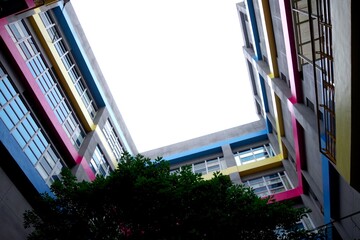 台湾台北のカラフルな建物
