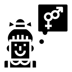sex glyph icon style