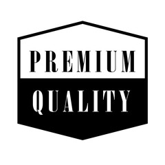 Premium Quality text with tag