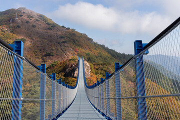 a bridge on the mountain