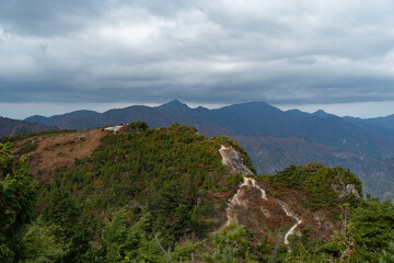 三方岩岳からの眺め　岐阜県