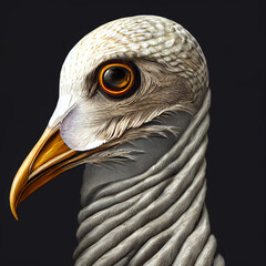 portrait of a vulture