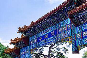 Tanzhe Temple scenic spot, Mentougou District, Beijing
