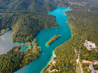 Several waterfalls of one of the most astonishing Plitvice Lakes, Croatia. A truly virgin and wonderful piece of nature.