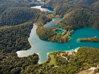 Several waterfalls of one of the most astonishing Plitvice Lakes, Croatia. A truly virgin and wonderful piece of nature.