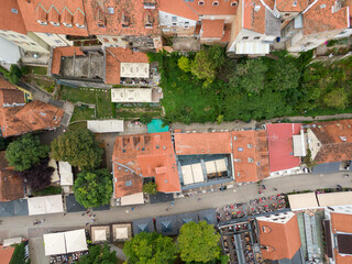Zagreb, aerial view, drone