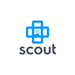 Obraz premium medical modern logo design templates