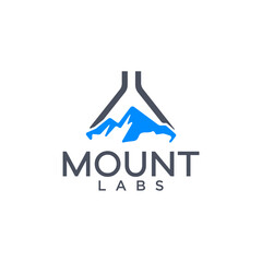 laboratory science logo design templates
