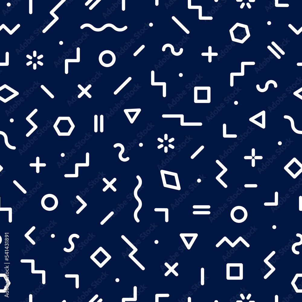 Poster geometric seamless pattern. repeating geometry background. modern design for prints. repeated mark a