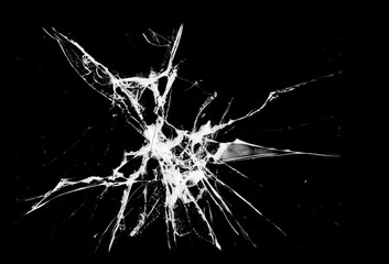 Pieces of destructed Shattered glass. Royalty high-quality free stock photo image of broken glass...