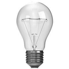 3d rendering illustration of a light bulb