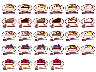 タルト　カット皿斜