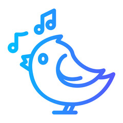 bird gradient icon