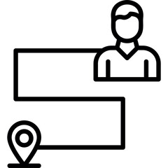 Customer Journey Map Icon