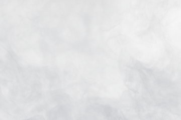 Dense Fluffy Puffs of White Smoke and Fog on black Background, Abstract Smoke Clouds, Movement Blurred out of focus. Smoking blows from machine dry ice fly fluttering in Air, effect texture, png