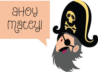 Vector Pirate Illustration