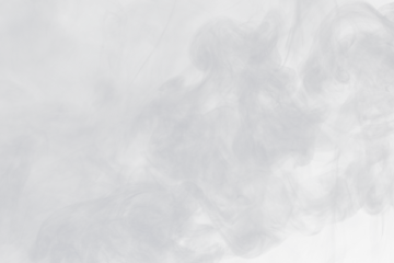 Dense Fluffy Puffs of White Smoke and Fog on black Background, Abstract Smoke Clouds, Movement Blurred out of focus. Smoking blows from machine dry ice fly fluttering in Air, effect texture, png