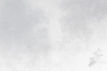 Dense Fluffy Puffs of White Smoke and Fog on black Background, Abstract Smoke Clouds, Movement Blurred out of focus. Smoking blows from machine dry ice fly fluttering in Air, effect texture, png