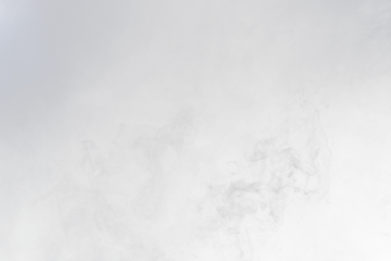 Dense Fluffy Puffs of White Smoke and Fog on black Background, Abstract Smoke Clouds, Movement Blurred out of focus. Smoking blows from machine dry ice fly fluttering in Air, effect texture, png
