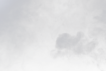 Dense Fluffy Puffs of White Smoke and Fog on black Background, Abstract Smoke Clouds, Movement Blurred out of focus. Smoking blows from machine dry ice fly fluttering in Air, effect texture, png